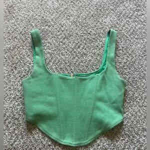Green corset Women's Top